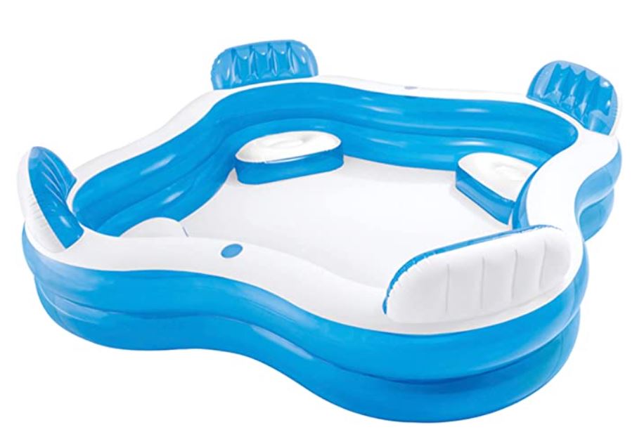 Piscina hinchable INTEX con asientos 